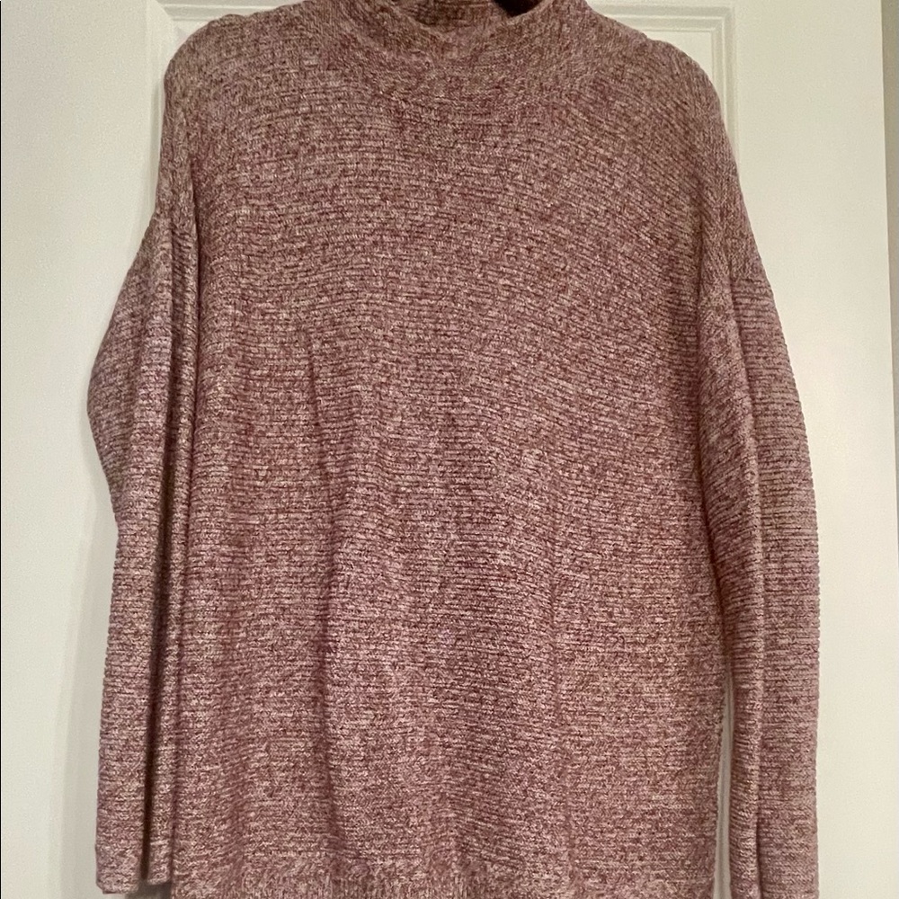 Old Navy wild berry mock neck Merle sweater size:XL
